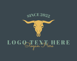 Texas - Cow Horn Ranch logo design