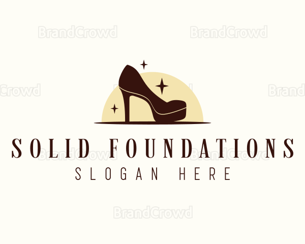 Stylish Stiletto Shoes Logo