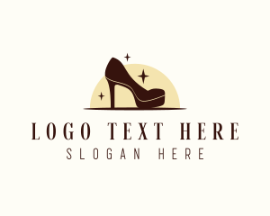 Fashion - Stylish Stiletto Shoes logo design