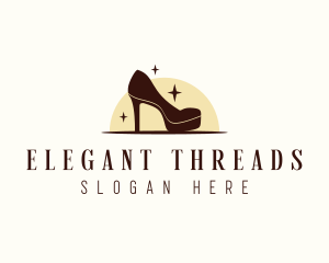 Stylish Stiletto Shoes logo design