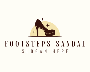 Stylish Stiletto Shoes logo design