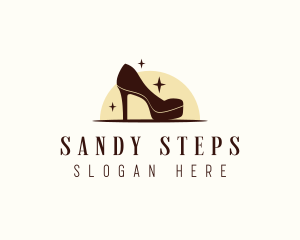 Sandals - Stylish Stiletto Shoes logo design