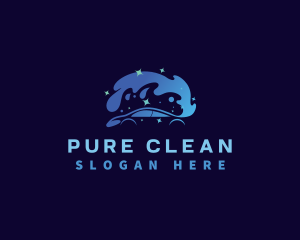 Cleaning Car Wash logo design