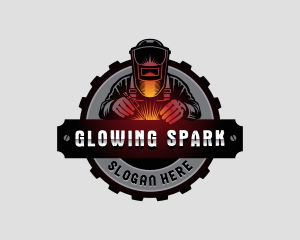 Metalworks Welding Welder logo design