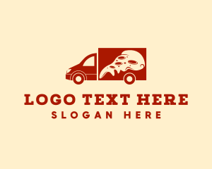 Pizza Delivery Truck Logo