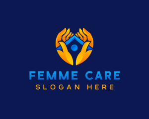 Home Hand Care logo design