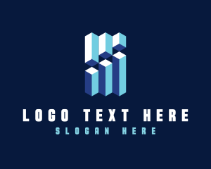 Block - Corporate Statistics Business logo design