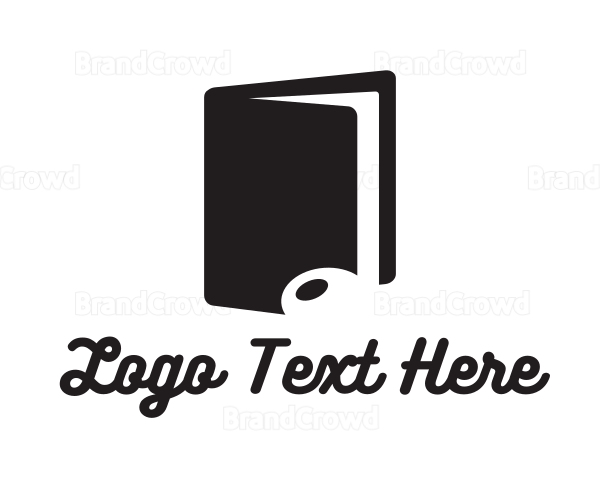 Music Note Book Logo