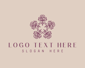 Floral Mandala Garden Logo