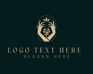 Yoga - Hand Flower Boutique logo design