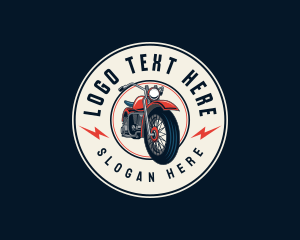 Bike - Motorcycle Bike Garage logo design
