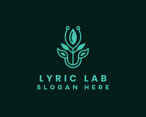 Organic Biotech Laboratory  logo design