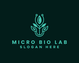 Organic Biotech Laboratory  logo design