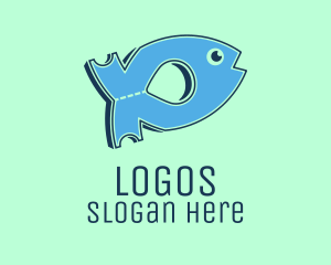 Aquarium Fish Ticket Logo