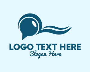 Speech - Speech Bubble Wave logo design