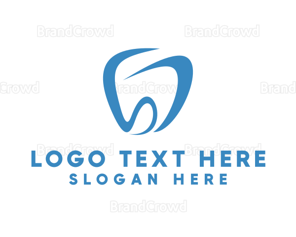 Dental Letter SD Tooth Logo