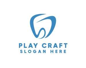 Dental Letter SD Tooth  logo design