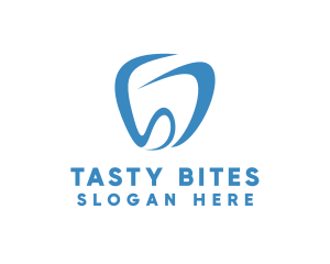 Blue Tooth - Dental Letter SD Tooth logo design
