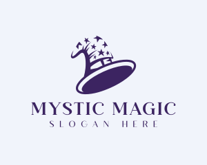 Wizardry - Magic Hat Wizardry logo design