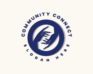 Helping Hand Community logo design