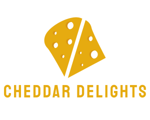 Yellow Cheddar Cheese  logo design