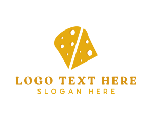 Gouda Cheese - Yellow Cheddar Cheese logo design