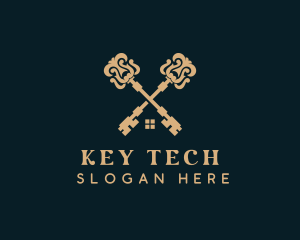 Residential Property Key logo design