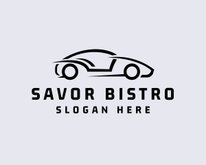 Auto Detailing - Fast Car Racing logo design
