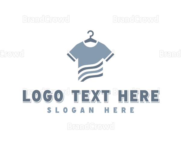 Shirt Hanger Laundromat Logo