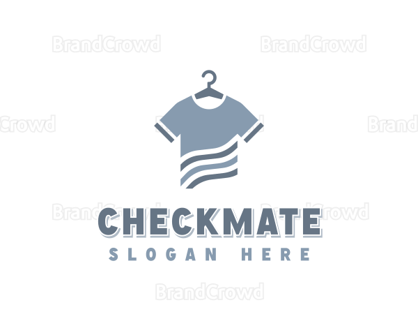 Shirt Hanger Laundromat Logo