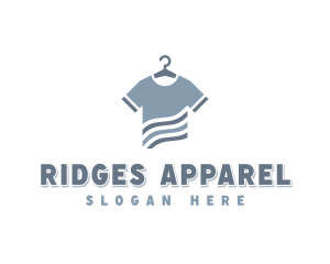 Shirt Hanger Laundromat logo design