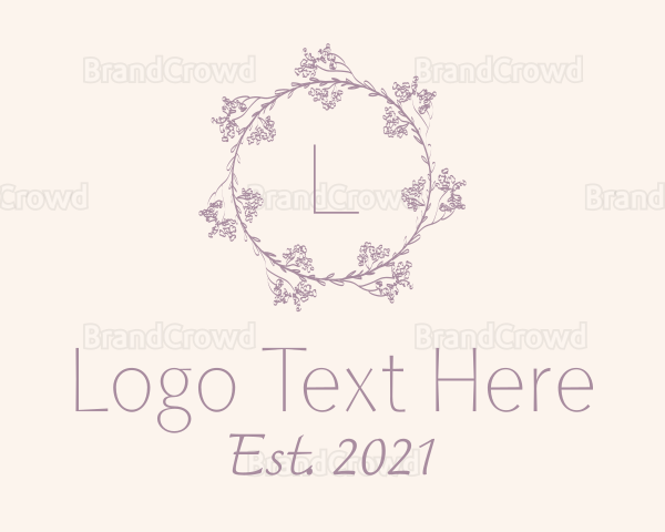 Flower Wedding Decor Logo