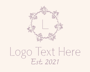 Wedding Planner - Flower Wedding Decor logo design
