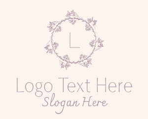 Flower Wedding Decor Logo