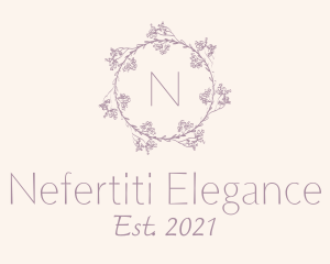 Flower Wedding Decor logo design