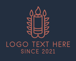 Minimalist - Scented Candle Ornament logo design