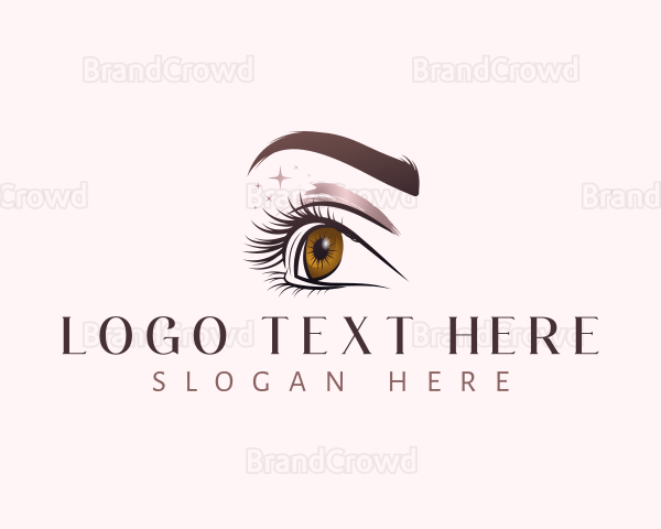 Beauty Feminine Eyelashes Logo