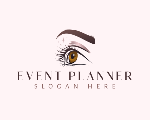 Pageant - Beauty Feminine Eyelashes logo design