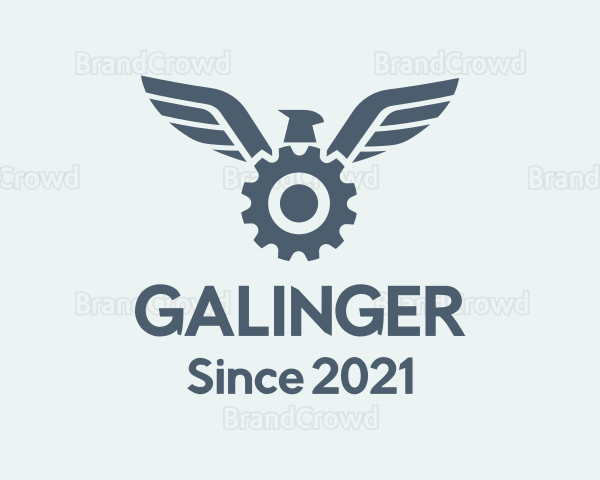 Bird Wing Gear Logo