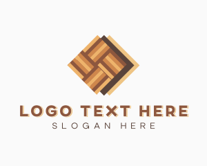 Interior - Wood Floor Tiles logo design