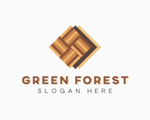 Wood Floor Tiles logo design