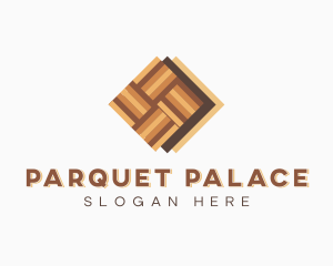 Parquet - Wood Floor Tiles logo design