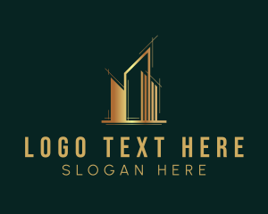 Premium - Golden Tower Realty logo design