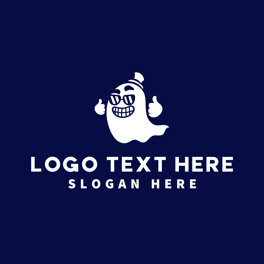 Ghost Hat Thumb Logo | BrandCrowd Logo Maker