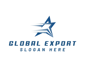 Export - Fast Star Logistics logo design