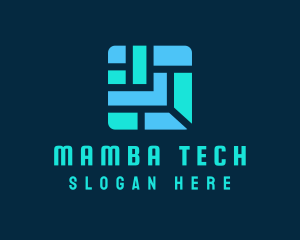 Tech App Maze logo design