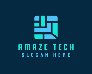 Tech App Maze logo design