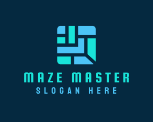 Tech App Maze logo design