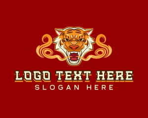 Tiger - Tiger Beast Smoke logo design
