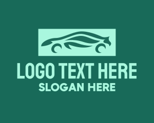 Eco Green Vehicle Logo